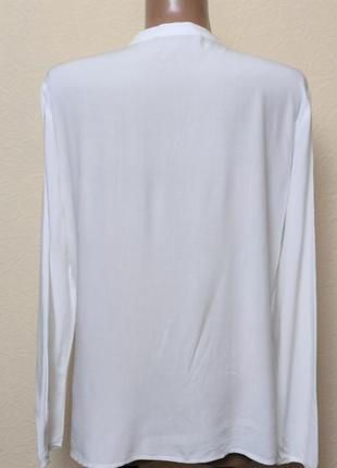 Белая рубашка прямого крояв стиле оверсайз pennyblack max mara /5237/7 фото