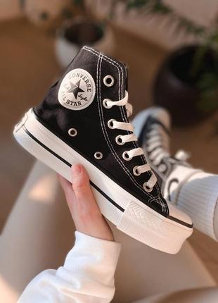 Кеди високі на платформі converse chuck taylor all star platform high