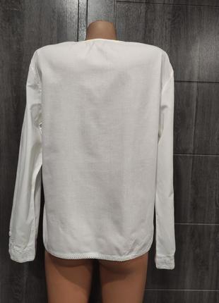 Легкая хлопковая блузка хлопок пог-55 см4 фото