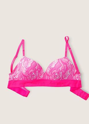 Комплект белья бюст + стринги виктория сикрет victoria’s secret pink3 фото