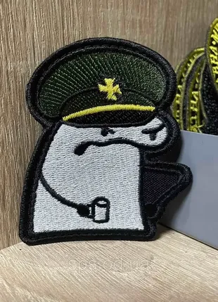 №293 шеврон «флорк командир / flork» 8*6,8 см
