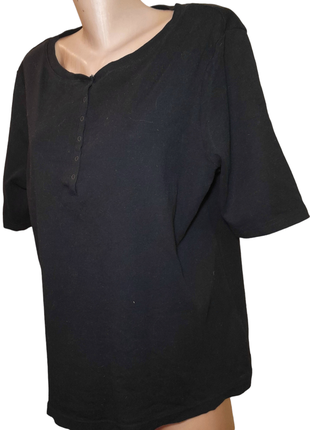 Жіноча базова футболка великого розміру 100% бавовна1 фото