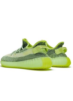 Зеленые мужские текстильные кроссы adidas yeezy boost 3503 фото