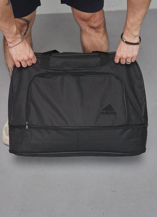 Дорожная сумка черная adidas2 фото