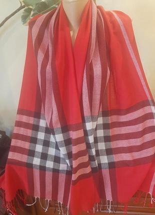 Шарф в клетку