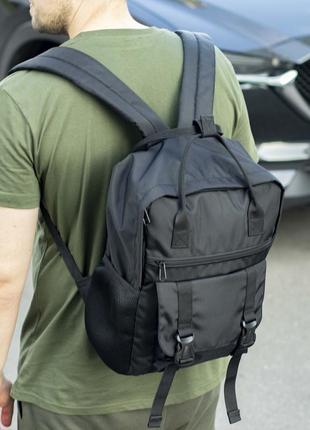 Міський рюкзак сумка urban чорний тканинний з ручками на 13 літрів практичний повсякденний ранець1 фото