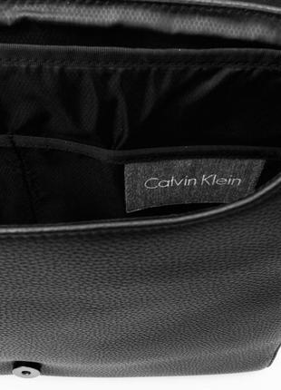 Мужская черная сумка calvin klein city messenger5 фото