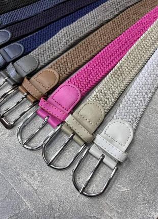 Эластичный женский ремень резинка 3.5см