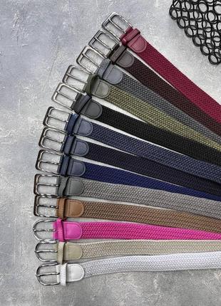 Эластичный женский ремень резинка 3.5см
