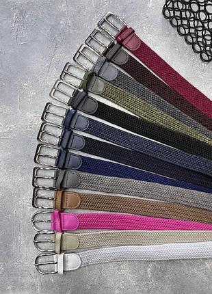 Эластичный женский ремень резинка 3.5см