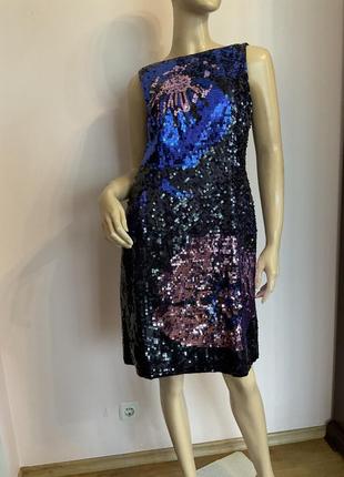 Новое коктельное платье в паетки /l / brend coast1 фото