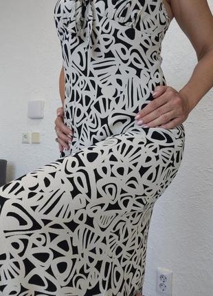 Сукня сарафан міді натуральна віскоза оригінал2 фото