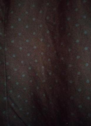 Женская рубашка в мелкий горох