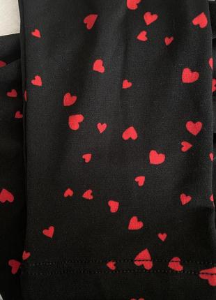 Сукня плаття на запах з принтом «серця» zara na-kd oasis6 фото
