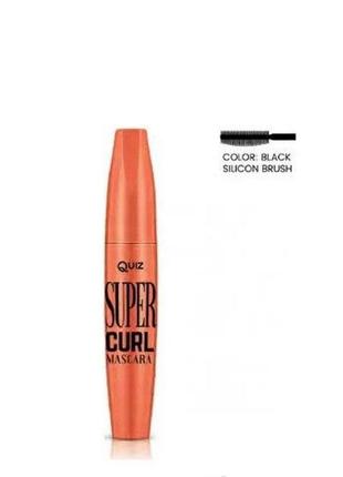 Тушь для ресниц quiz super curl mascara супер подкручивание 9 мл