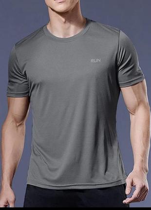 Футболка спортивна чоловіча, футболка для біга велосипеда спортзала, футболка для спорту , футболка спортивна синтетика