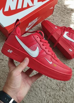 Кросівки nike air force 1 utility •red•