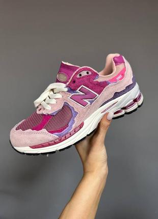 🌺🌸new balance 2002r pink purple asfalto🌺💜кроссовки женские 2009 баланс 2002, кроссовки женккие демисезонно-непозволять