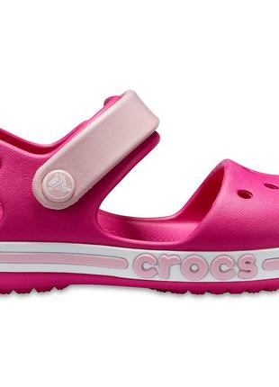 Крокс сандали crocs bayaband sandal candy pink6 фото