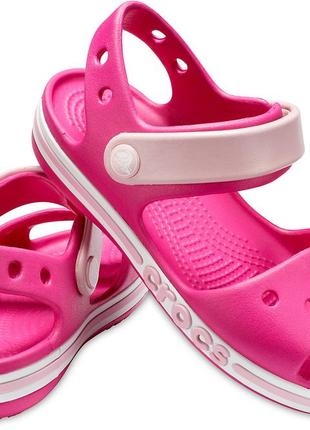 Крокс сандали crocs bayaband sandal candy pink2 фото