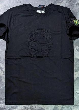 Футболка stone island black edition2 фото