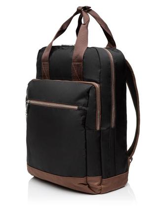 Рюкзак жіночий чорний тканинний bags4life w7022