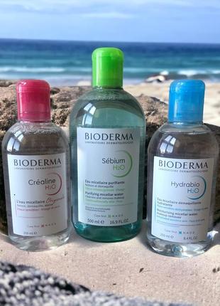 Біодерма очищаюча міцелярна вода sensibio h2o 250 мл