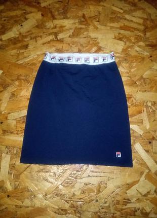 Котонова еластична спідниця юбка fila