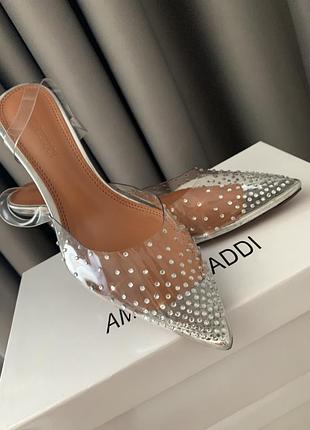 Распродажа босоножки в стиле amina muaddi 37