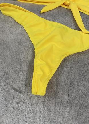 Желтый купальник от missguided раздельный2 фото