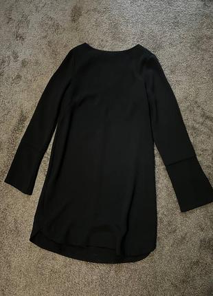 Черное базовое платье