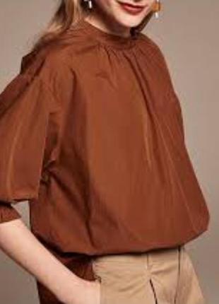 Uniglo трендова котонова блуза кофтинка топ2 фото