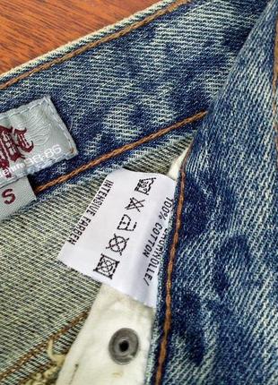 36р. джинсова вінтажна спідниця з вельветовими вставками denim 98-864 фото