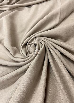 Двосторонній льон для штор california v 4 однотонна шторна тканина, сіро-бежевий колір