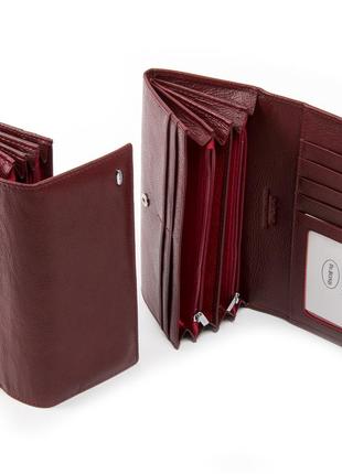 Практичні шкіряні гаманці в кольорах7 фото