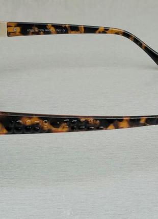 Louis vuitton очки женские имиджевые тигроаые коричневые4 фото