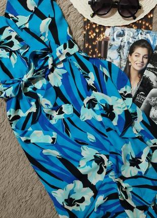 Шикарное платье миди с рюшами и поясом на запах/платье/сарафан4 фото