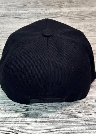 Стильная кепка бейсболка унисекс декор вышивка флаг америки цвет черный (55-60)6 фото