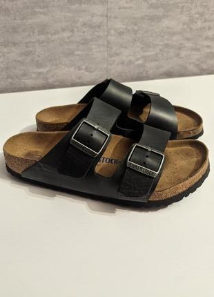 Шлепки натуральная кожа birkenstock1 фото