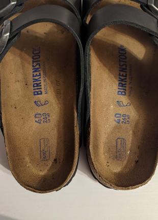 Шлепки натуральная кожа birkenstock3 фото