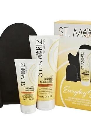 Набор автозагаров и перчаток st. moriz every day gift set