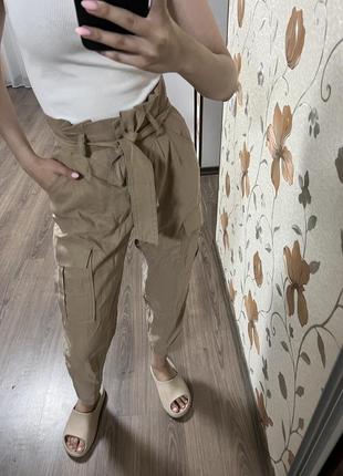 Трендовые брюки карго h&amp;m