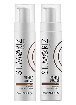 Мус-автозасмага st. moriz tanning mousse medium dark