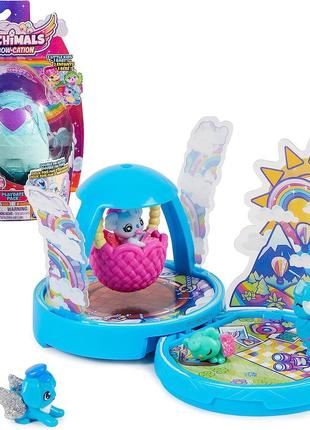 Ігровий набір сюрприз хетчималс hatchimals colleggtibles rainbow-cation playdate pack (6064440)