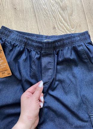 Джинсовые шорты летние тонкие бриджы джинс5 фото