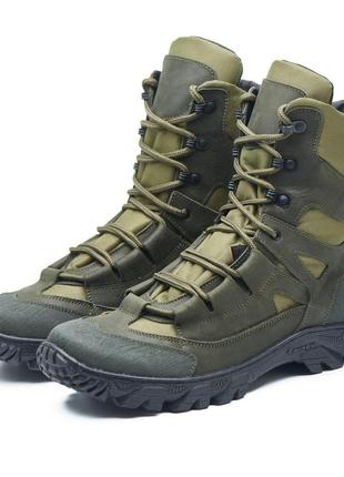 Тактичні берці демі, військове взуття демісезон, ботінки військові, тактичні черевики берци на весну олива1 фото