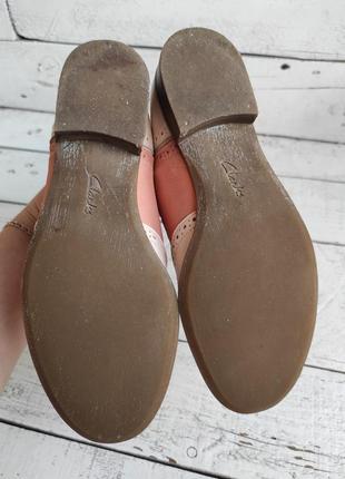 Женские натуральные туфли броги оксфорды clarks 36p6 фото