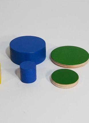 Набір hega монтессорі 2 ігровий розвиваючий кольоровий в коробці 32 елементів10 фото