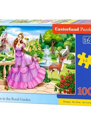 Пазл касторленд 100 (1091) принцесса в королевском саду 40*29 см