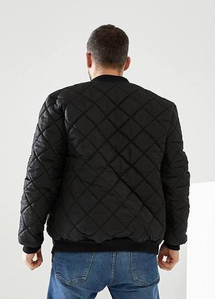 Демисезонная короткая мужская куртка с капюшоном синтепон 150 батал7 фото